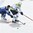 PARIS, FRANCE - MAY 10: Finland's Veli-Matti Savinainen #19 stick checks Slovenia's Bostjan Golicic #71 during preliminary round action at the 2017 IIHF Ice Hockey World Championship. (Photo by Matt Zambonin/HHOF-IIHF Images)

